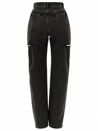 Maison Margiela カットアウトジーンズ ブラック