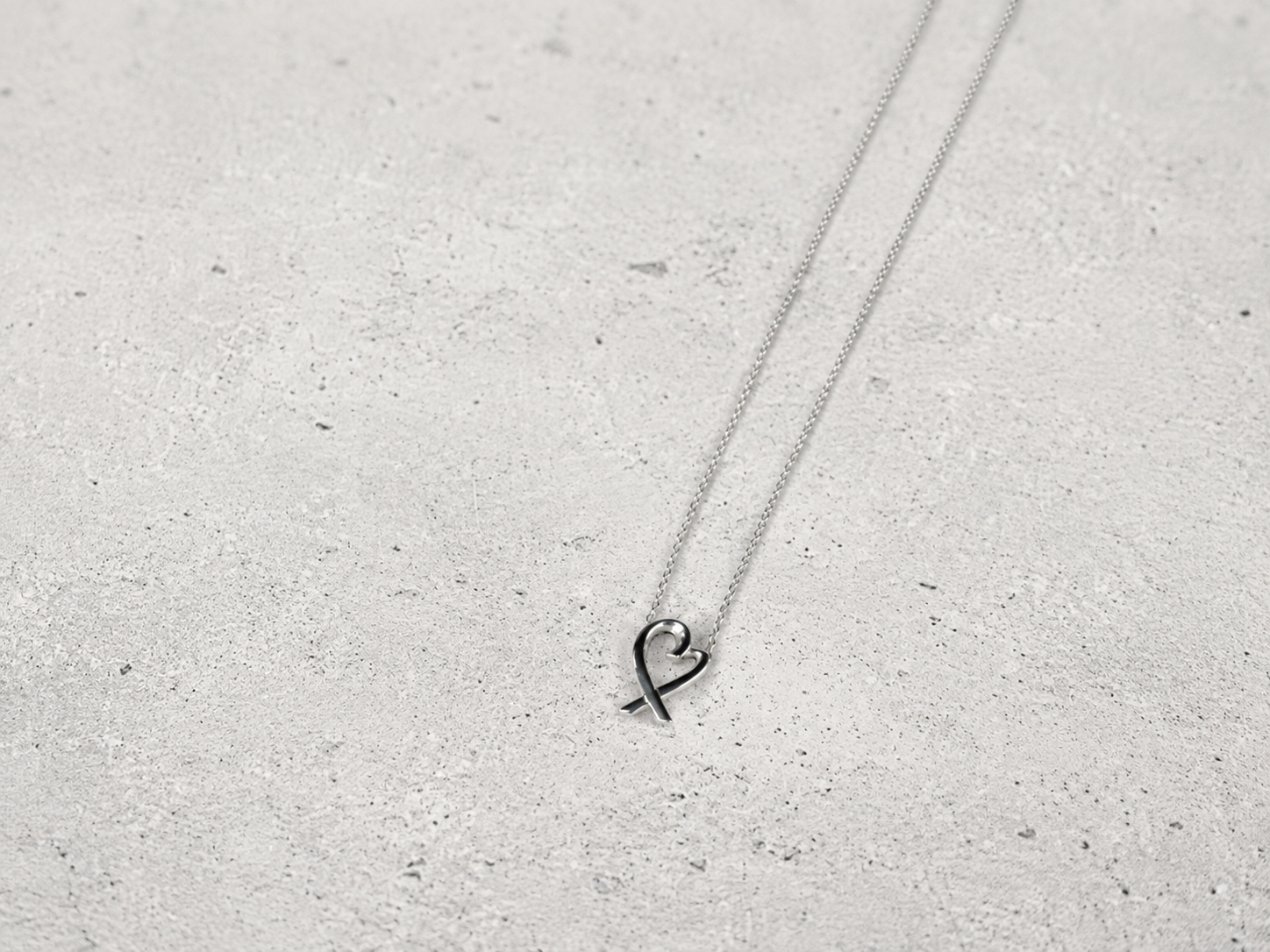 Tiffany & Co. ／ラビングハート ネックレス 925 箱なし