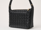 BOTTEGA VENETA／ミニ ウォレス ショルダーバッグ ブラック 箱・保存袋付き