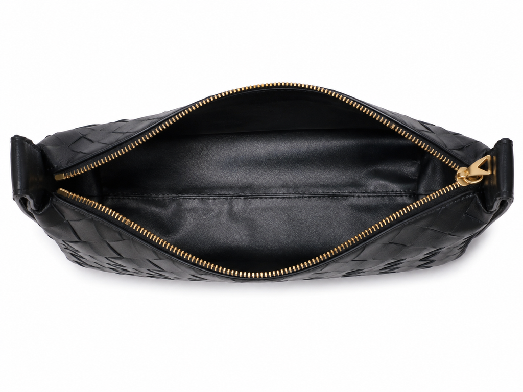 BOTTEGA VENETA／ミニ ウォレス ショルダーバッグ ブラック 箱・保存袋付き