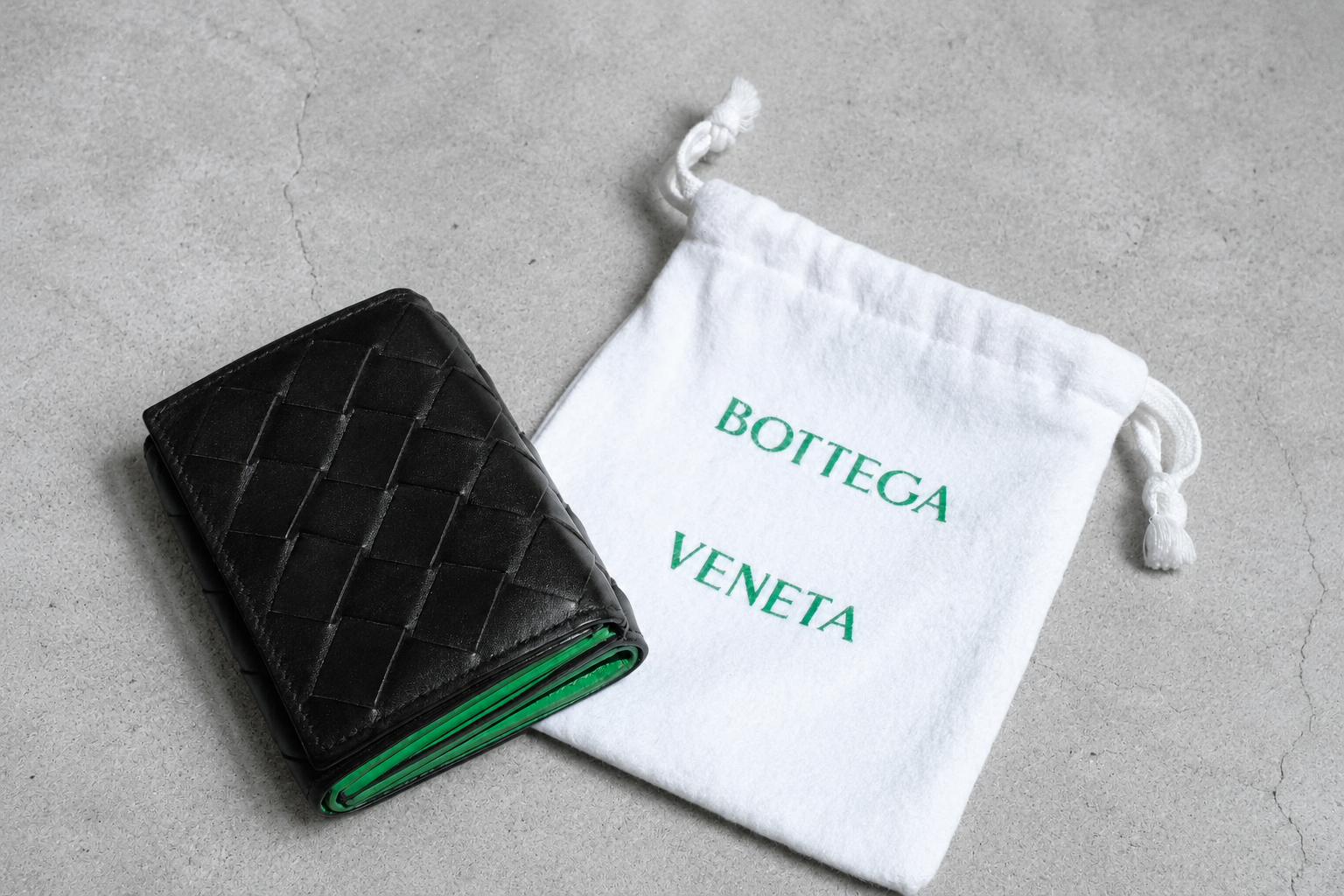 BOTTEGA VENETA／三つ折り財布 イントレチャート