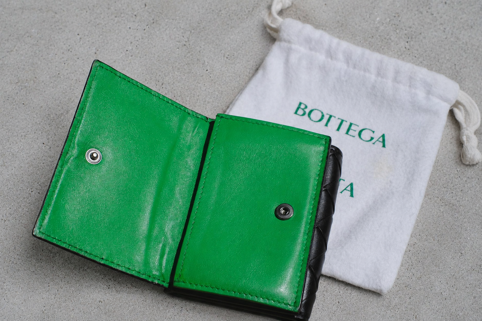 BOTTEGA VENETA／三つ折り財布 イントレチャート