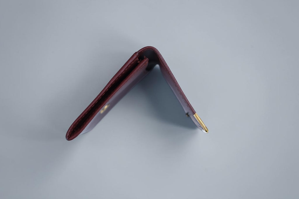 Cartier／マスト ドゥ カルティエ コインケース ボルドー レザー 付属品あり