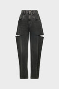 Maison Margiela カットアウトジーンズ ブラック