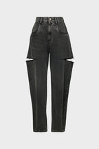 Maison Margiela カットアウトジーンズ ブラック
