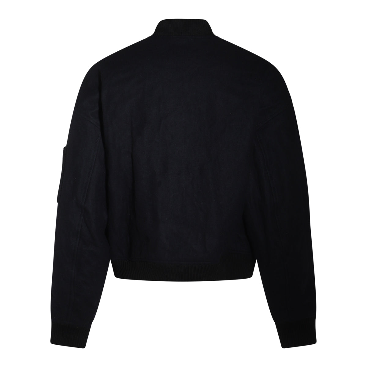 DSQUARED2/CASUAL JACKETS NAVY BLUE WOOL CASUAL JACKET