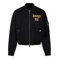 DSQUARED2/CASUAL JACKETS NAVY BLUE WOOL CASUAL JACKET