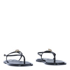 TOTEME / T-strap nappa sandals black