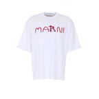 MARNI / Animal Alphabet ロゴ コットンTシャツ ホワイト