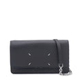 MAISON MARGIELA / BLACK LEATHER CHAIN WALLET