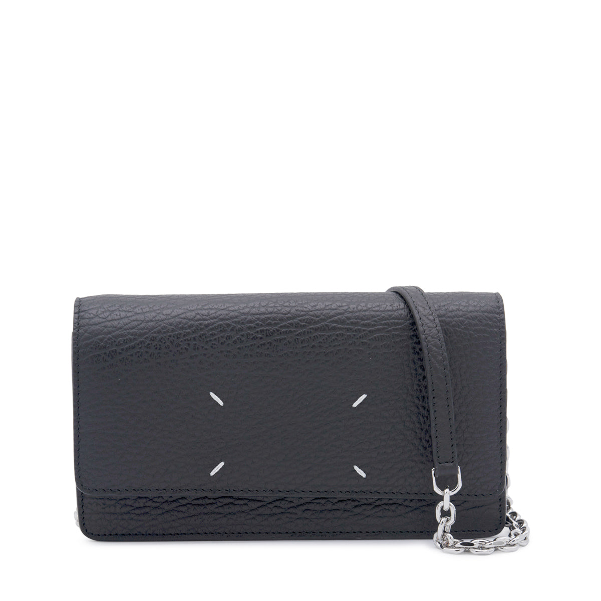 MAISON MARGIELA / BLACK LEATHER CHAIN WALLET