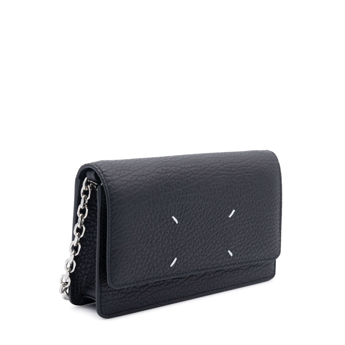 MAISON MARGIELA / BLACK LEATHER CHAIN WALLET