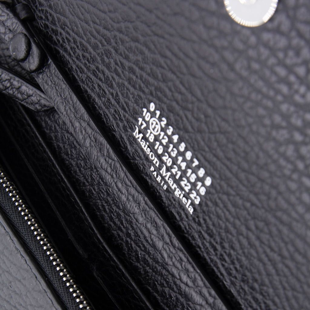 MAISON MARGIELA / BLACK LEATHER CHAIN WALLET